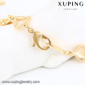 74620- Xuping Glück Elefant Schmuck Tier Gold Armband Großhandel